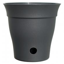 Toolway 88047004 - Contempra Pot With Inside Saucer Slate 10in