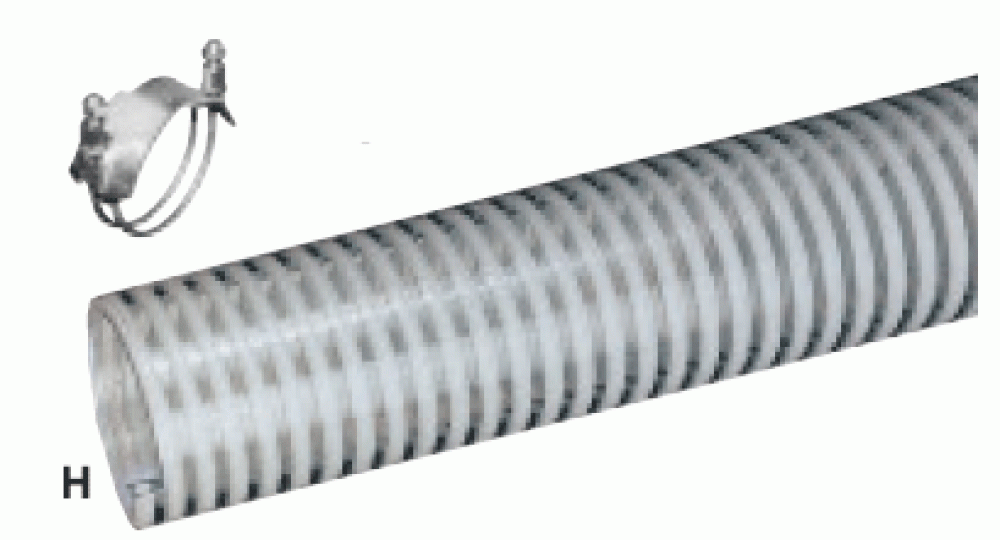 Hâ„¢ Series Standard Duty PVC Suction Hose<span class=' ItemWarning' style='display:block;'>Item is usually in stock, but we&#39;ll be in touch if there&#39;s a problem<br /></span>