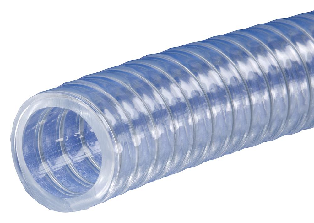 POLYSPRINGÂ® Series K7160 Standard Wall PVC Food & Beverage Vacuum/Transfer Hose<span class=' ItemWarning' style='display:block;'>Item is usually in stock, but we&#39;ll be in touch if there&#39;s a problem<br /></span>