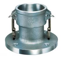 Kuri Tec FL-AL-D400 - Aluminum Coupler x 150# ASA Flange Drilling