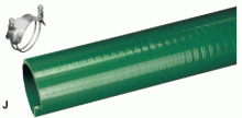 Kuri Tec J250X100 - Jâ„¢ Series Standard Duty PVC Suction Hose