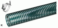 Kuri Tec K800X20 - Kâ„¢ Series Standard Duty PVC Suction Hose