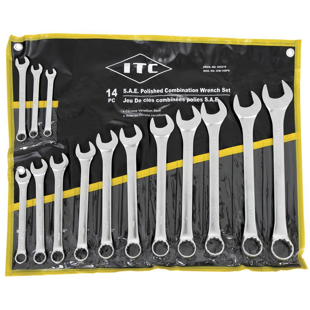 Polished Combination Wrench Sets<span class=' ItemWarning' style='display:block;'>Item is usually in stock, but we&#39;ll be in touch if there&#39;s a problem<br /></span>