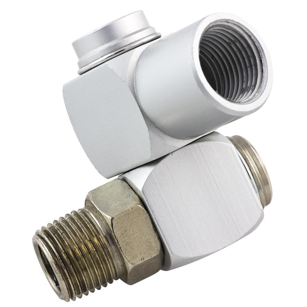 360° Swivel Connector 1/4&#34; NPT<span class='Notice ItemWarning' style='display:block;'>Item has been discontinued<br /></span>