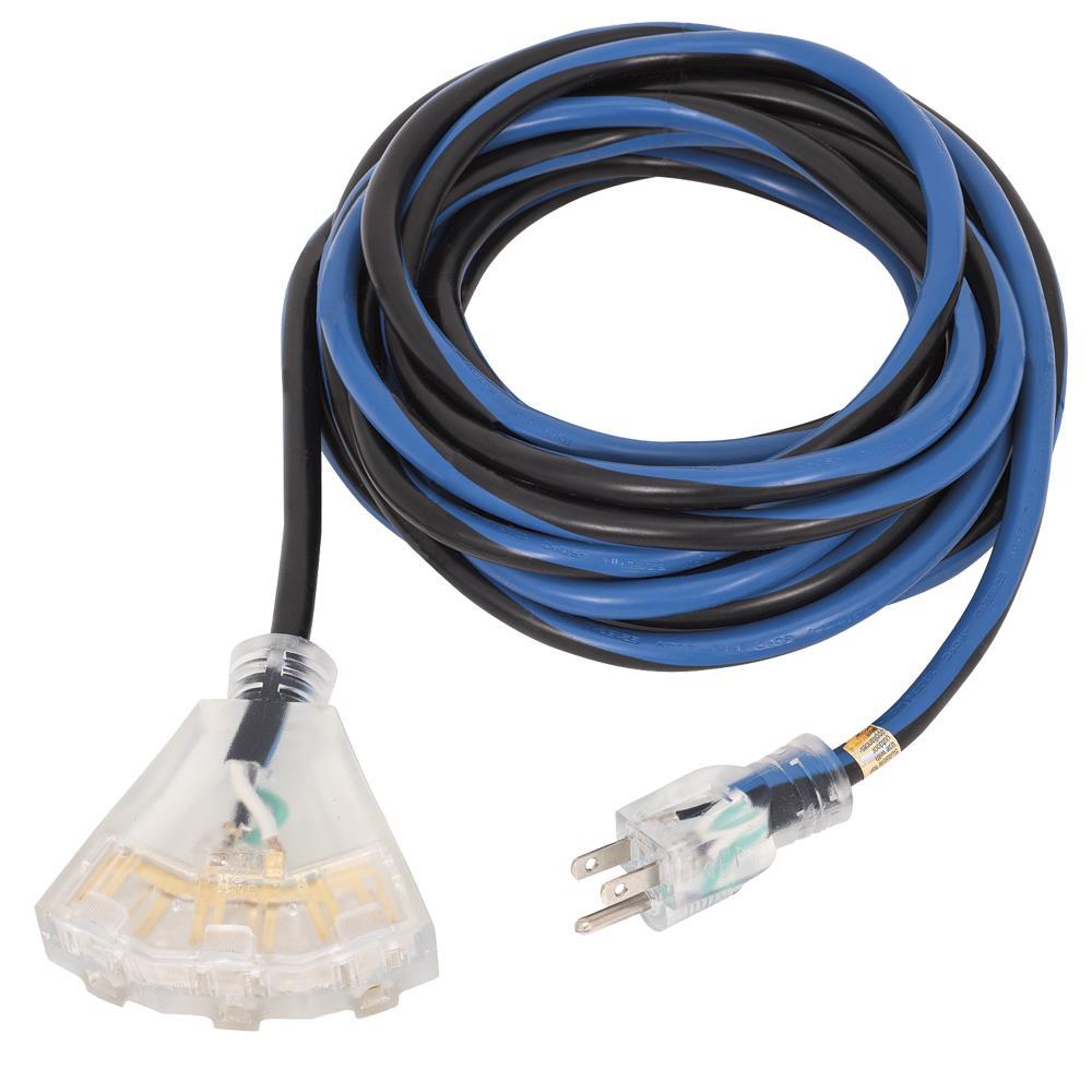 Contractor Grade Tri-Tap Extension Cords<span class=' ItemWarning' style='display:block;'>Item is usually in stock, but we&#39;ll be in touch if there&#39;s a problem<br /></span>