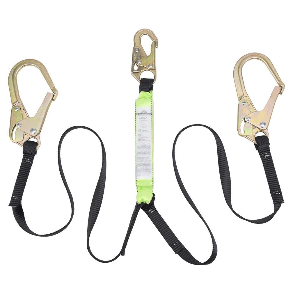 E6 Shock Absorbing Lanyards - SP - Twin Leg<span class=' ItemWarning' style='display:block;'>Item is usually in stock, but we&#39;ll be in touch if there&#39;s a problem<br /></span>