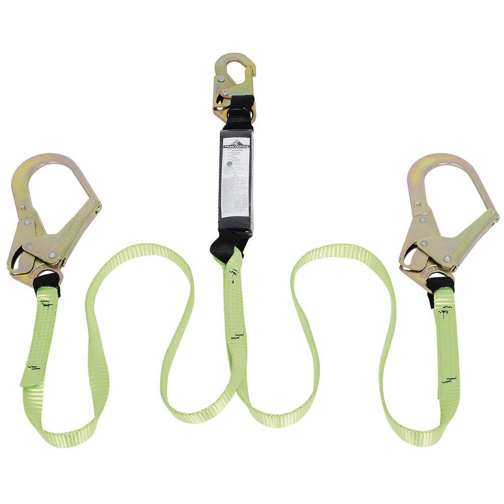 E4 Shock Absorbing Lanyards - SP - Twin Leg<span class=' ItemWarning' style='display:block;'>Item is usually in stock, but we&#39;ll be in touch if there&#39;s a problem<br /></span>