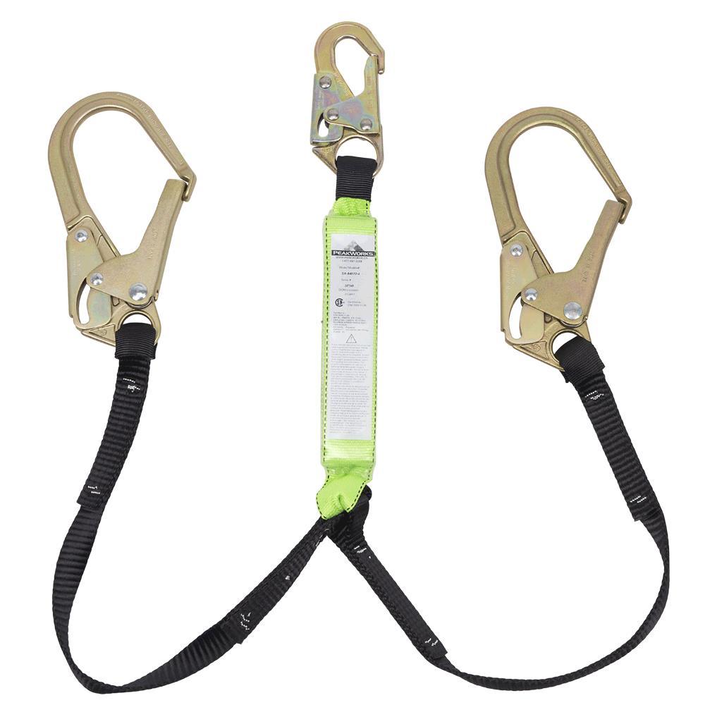 E6 Shock Absorbing Lanyards - SP - Twin Leg<span class=' ItemWarning' style='display:block;'>Item is usually in stock, but we&#39;ll be in touch if there&#39;s a problem<br /></span>