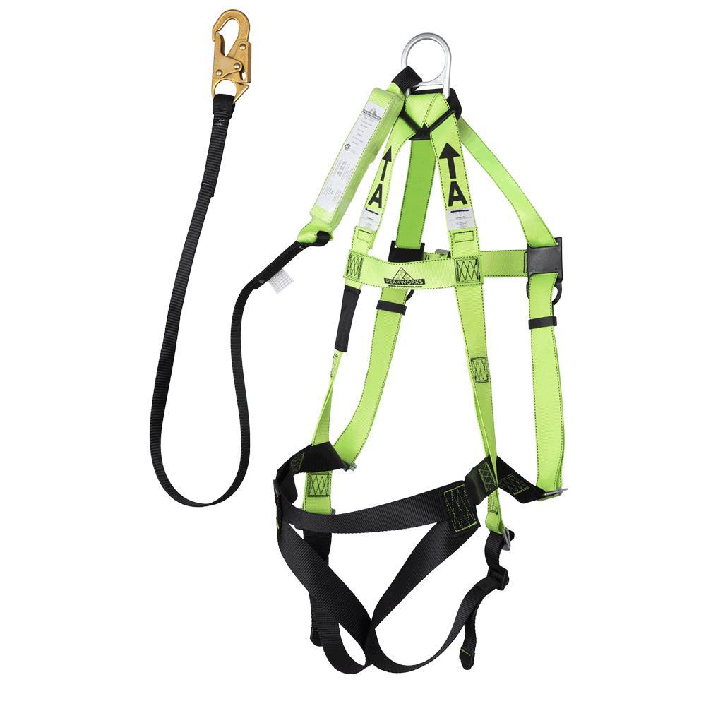 Harness/Lanyard Integral Combos - 6&#39; (1.8 m)<span class=' ItemWarning' style='display:block;'>Item is usually in stock, but we&#39;ll be in touch if there&#39;s a problem<br /></span>