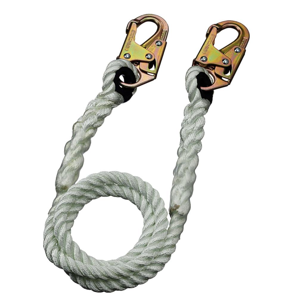 Restraint Lanyard - 5/8&#34; Rope - Snap Hooks - 2&#39; (0.6 m)<span class='Notice ItemWarning' style='display:block;'>Item has been discontinued<br /></span>