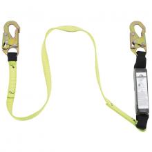 Peakworks V8104106 - E4 Shock Absorbing Lanyard (100 - 254 lb capacity) - SP - Single Leg - Snap Hooks - 6' (1.8 m)