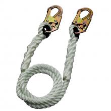 Peakworks V8151002 - Restraint Lanyard - 5/8" Rope - Snap Hooks - 2' (0.6 m)