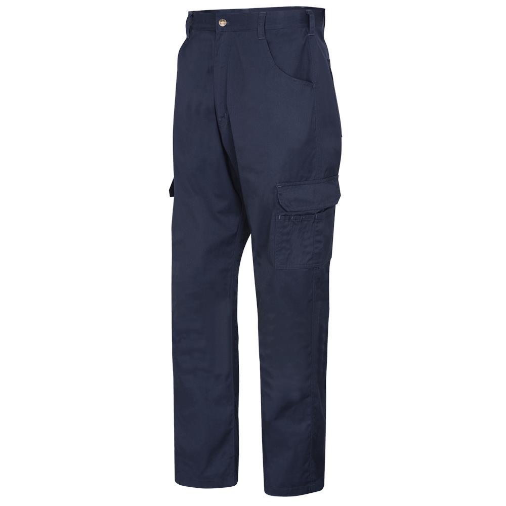 Navy Polyester/Cotton Cargo Work Pants - 30x30<span class='Notice ItemWarning' style='display:block;'>Item has been discontinued<br /></span>