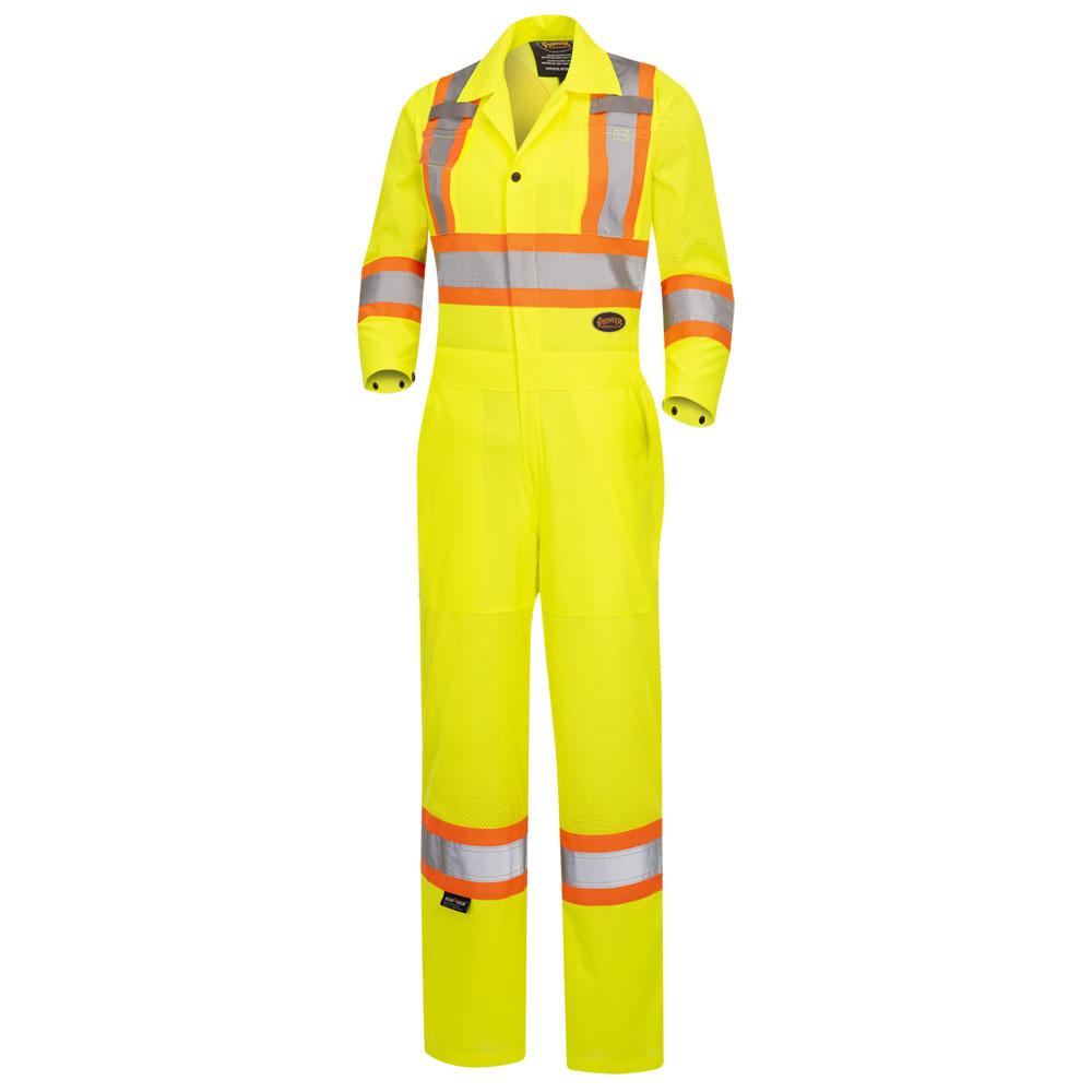 Women&#39;s Hi-Vis Traffic Safety Coveralls<span class=' ItemWarning' style='display:block;'>Item is usually in stock, but we&#39;ll be in touch if there&#39;s a problem<br /></span>