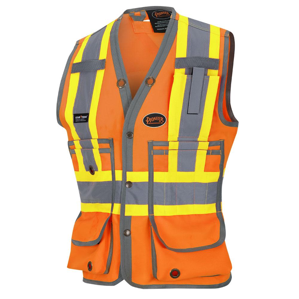 Hi-Vis Women’s Surveyor’s Safety Vests<span class=' ItemWarning' style='display:block;'>Item is usually in stock, but we&#39;ll be in touch if there&#39;s a problem<br /></span>