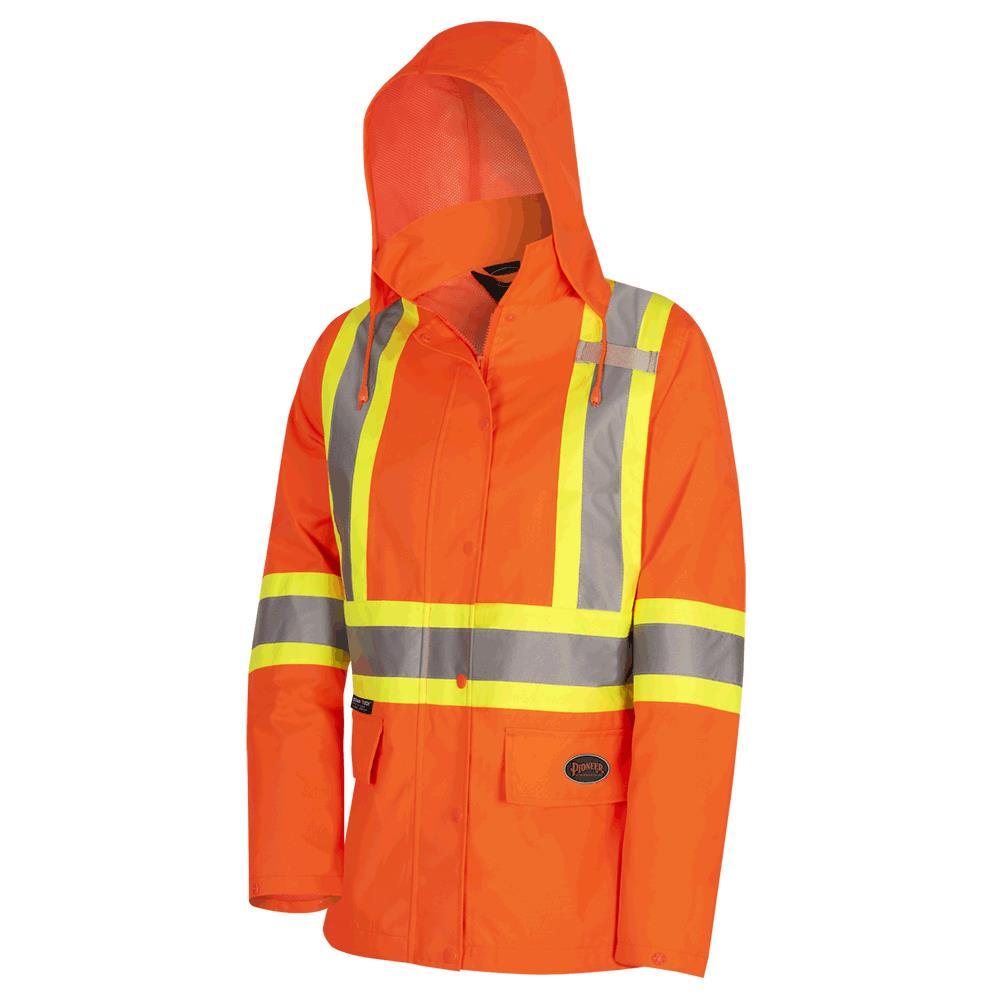 &#34;The Rock&#34; Women&#39;s Hi-Vis  Waterproof Jackets<span class=' ItemWarning' style='display:block;'>Item is usually in stock, but we&#39;ll be in touch if there&#39;s a problem<br /></span>