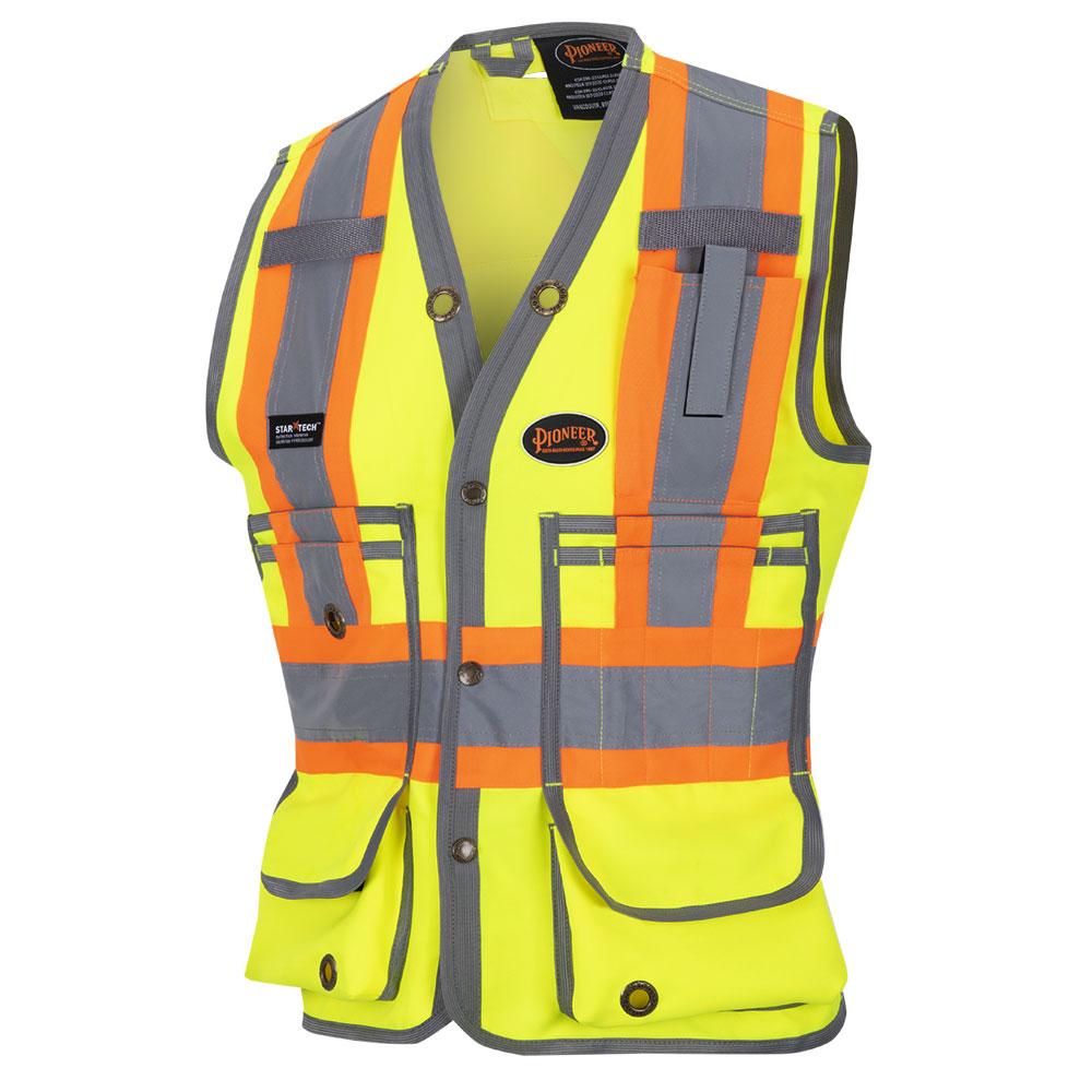 Hi-Vis Women’s Surveyor’s Safety Vests<span class=' ItemWarning' style='display:block;'>Item is usually in stock, but we&#39;ll be in touch if there&#39;s a problem<br /></span>