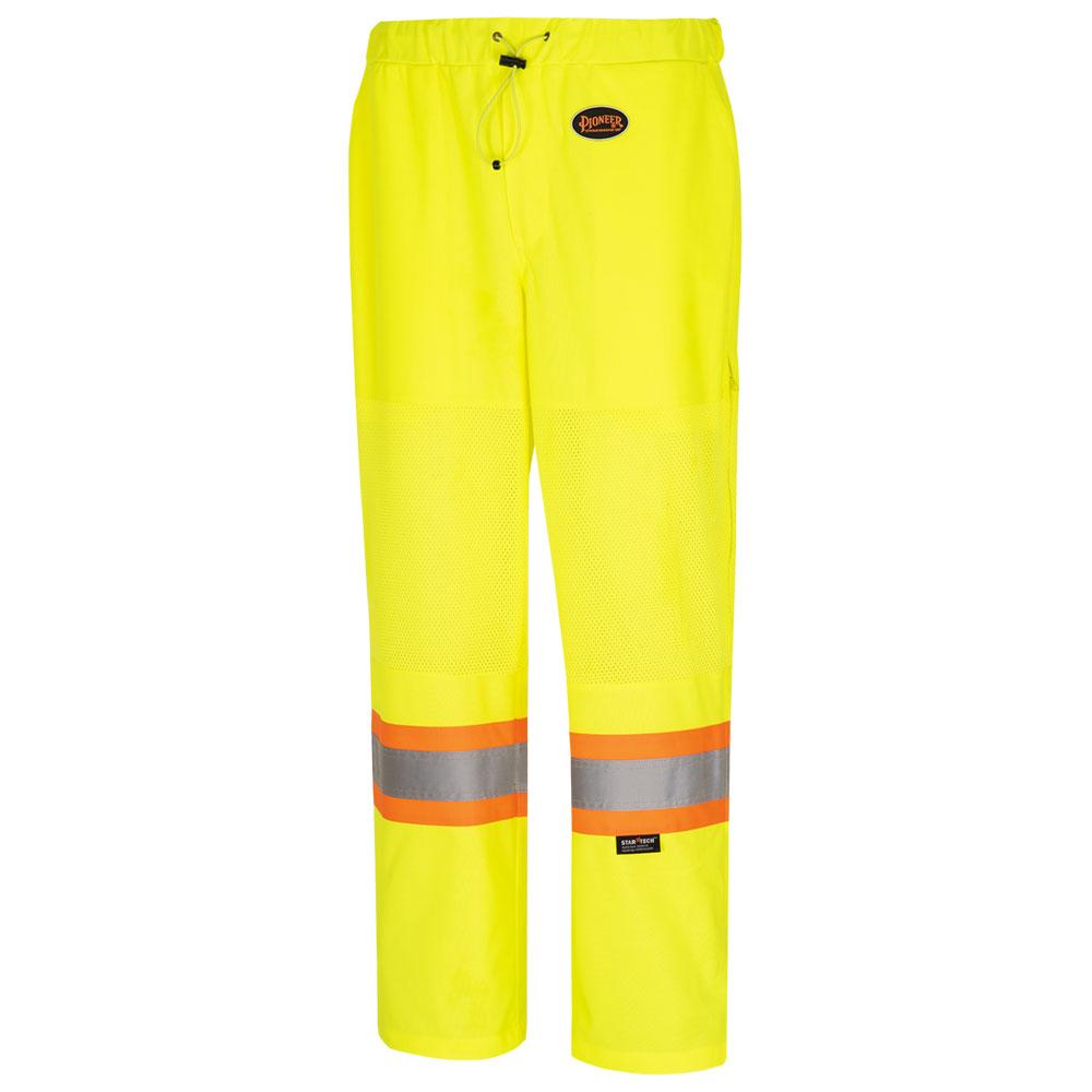 Women&#39;s Hi-Vis Traffic Safety Pants - Mesh Leg Panels<span class=' ItemWarning' style='display:block;'>Item is usually in stock, but we&#39;ll be in touch if there&#39;s a problem<br /></span>