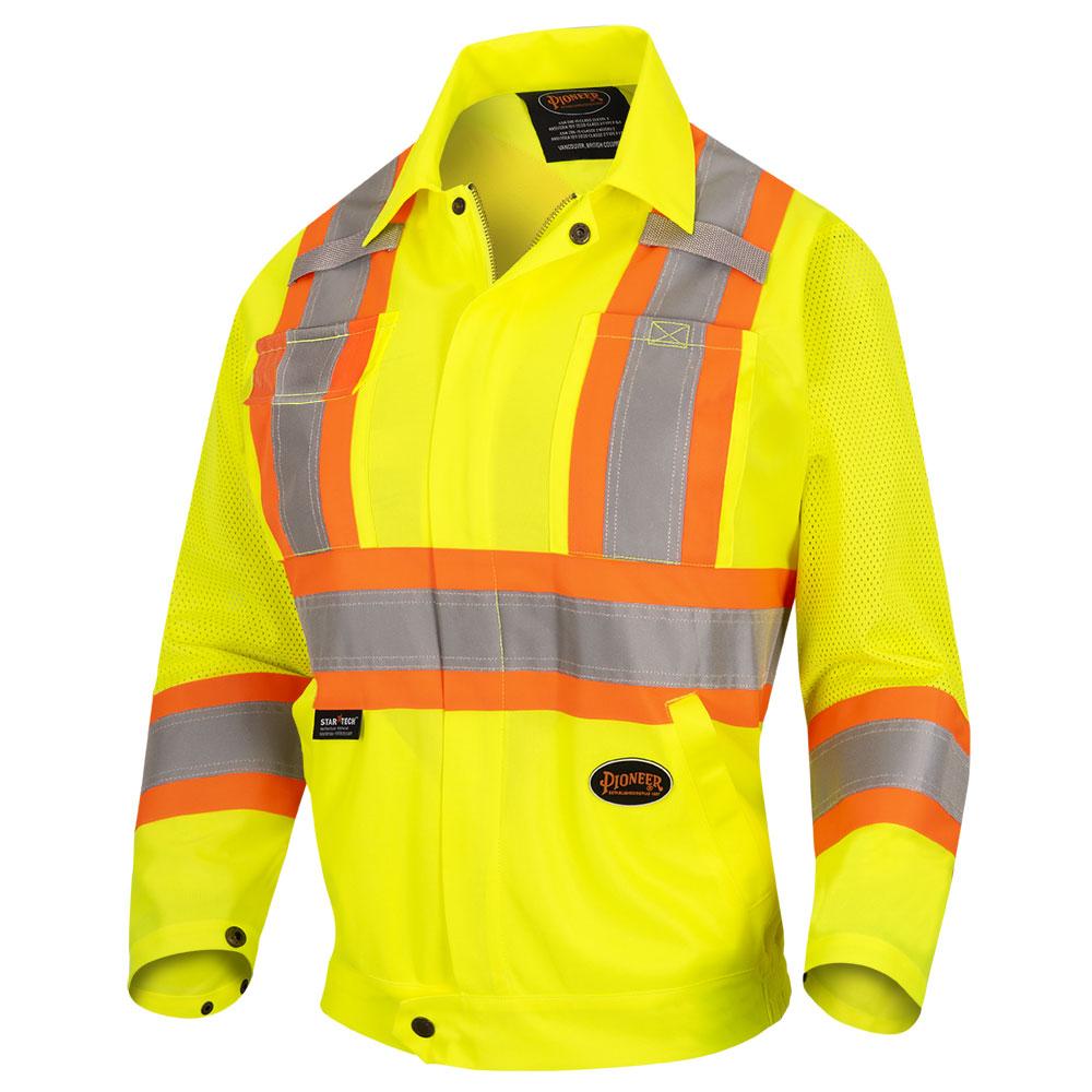 Women&#39;s Hi-Vis Traffic Safety Jacket<span class=' ItemWarning' style='display:block;'>Item is usually in stock, but we&#39;ll be in touch if there&#39;s a problem<br /></span>