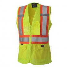 Pioneer V1021860-XS - Women's Safety Vest Tricot Poly Interlock