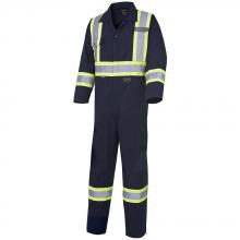 Pioneer V202068T-52 - Safety Coveralls - Polyester/Cotton - Boot Access Zippers