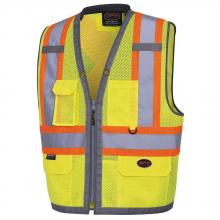 Pioneer V1010460-2XL - 'The Rock' Hi-Viz Yellow/Green Mesh Surveyor's Vest - 2XL