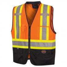 Pioneer V1024950-2/3XL - Zip Front Safety Vests - Multi Pockets