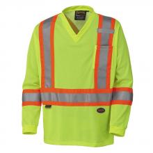 Pioneer V1050960-XL - Long-Sleeved Safety Shirts - Micro Mesh