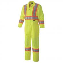 Pioneer V1070161-M - Traffic Safety Coveralls - Poly Knit