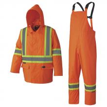 Pioneer V1080250-M - Hi-Vis Waterproof Safety Rain Suits