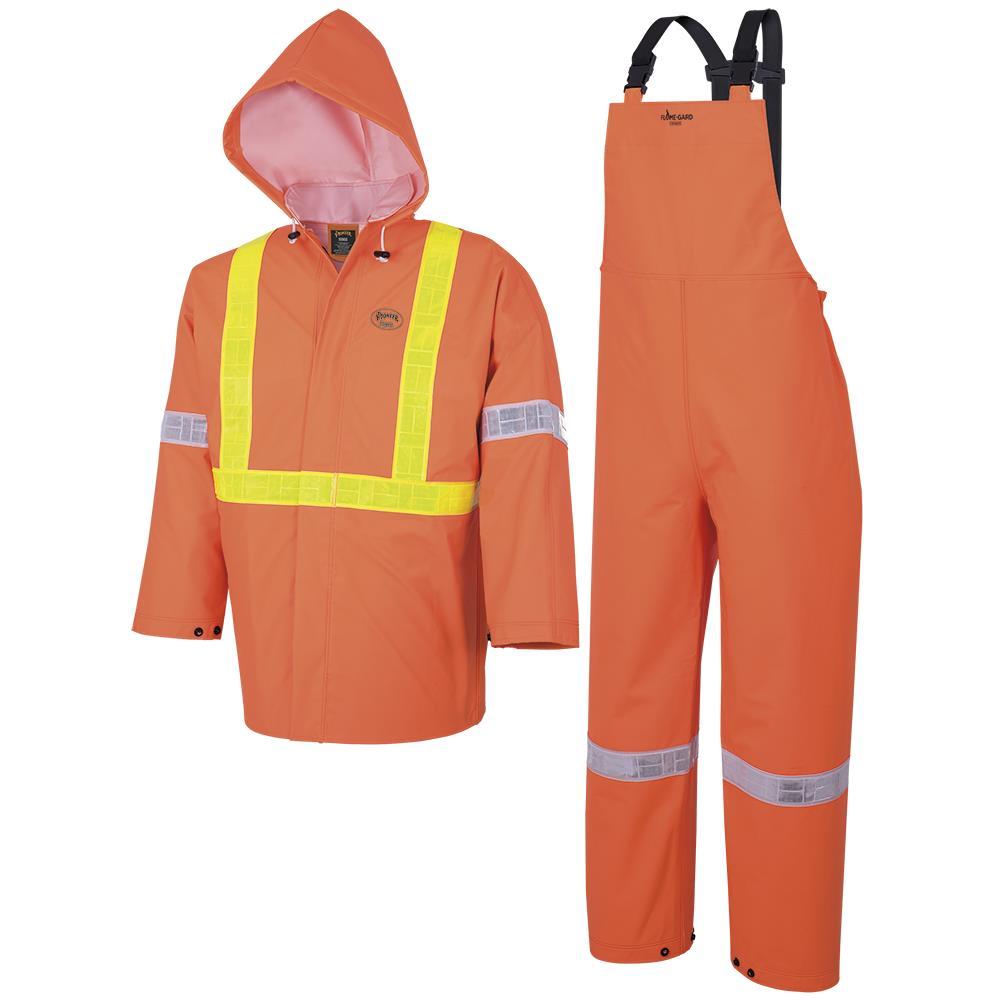 Element FR™ 3-Piece Safety Rainsuits - PVC<span class=' ItemWarning' style='display:block;'>Item is usually in stock, but we&#39;ll be in touch if there&#39;s a problem<br /></span>