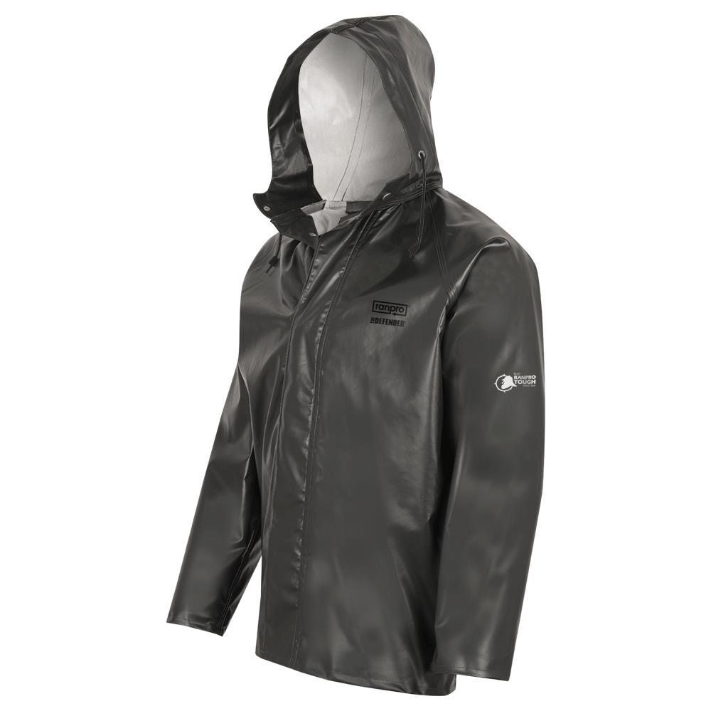 &#34;The Defender&#34; Premium PVC Jacket Dark Green, L<span class='Notice ItemWarning' style='display:block;'>Item has been discontinued<br /></span>