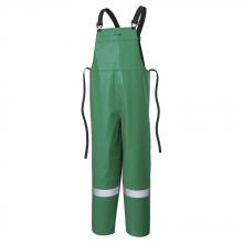 Ranpro V2241020-XL - CA-43® FR Chemical/Acid Resistant Safety Bib Pants - PVC/Polyester - Reflective Tape