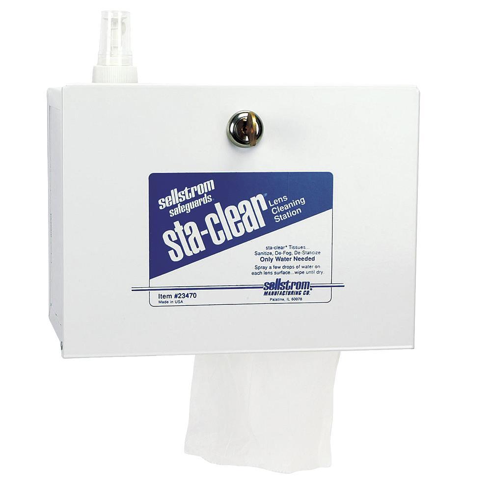 Sta-Clear™ Lens Cleaning Station - Metal<span class=' ItemWarning' style='display:block;'>Item is usually in stock, but we&#39;ll be in touch if there&#39;s a problem<br /></span>