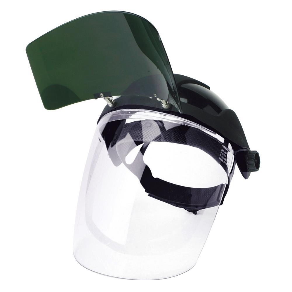 DP4 Series - Polycarbonate Face Shields - Flip-up IR Visor<span class=' ItemWarning' style='display:block;'>Item is usually in stock, but we&#39;ll be in touch if there&#39;s a problem<br /></span>