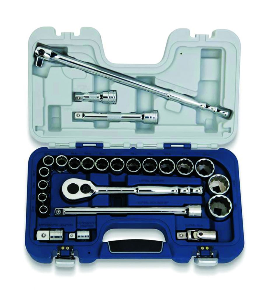 25 pc 1/2&#34; Drive -Point Metric Shallow Basic Tool Set Rugged Case System<span class=' ItemWarning' style='display:block;'>Item is usually in stock, but we&#39;ll be in touch if there&#39;s a problem<br /></span>