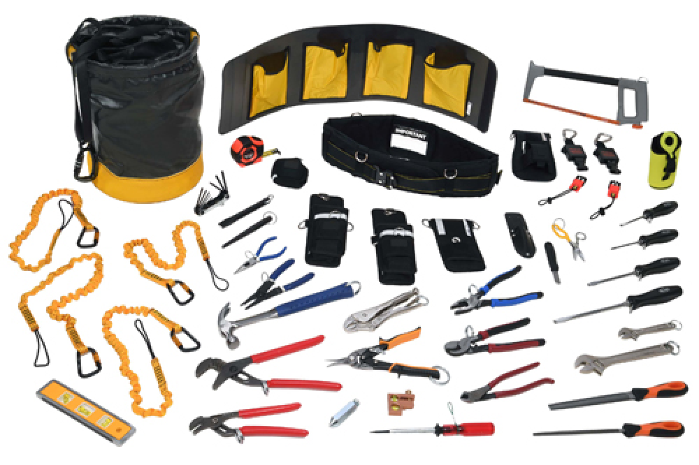 Tools@Height™ Individual Electrian&#39;s Toolkit with 2X/3X Comfort Belt<span class=' ItemWarning' style='display:block;'>Item is usually in stock, but we&#39;ll be in touch if there&#39;s a problem<br /></span>