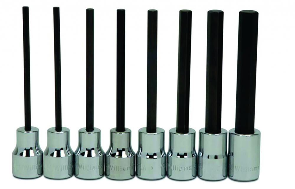 3/8&#34; Drive Long Length Hex Bit Socket Set, SAE, 8 pcs<span class=' ItemWarning' style='display:block;'>Item is usually in stock, but we&#39;ll be in touch if there&#39;s a problem<br /></span>