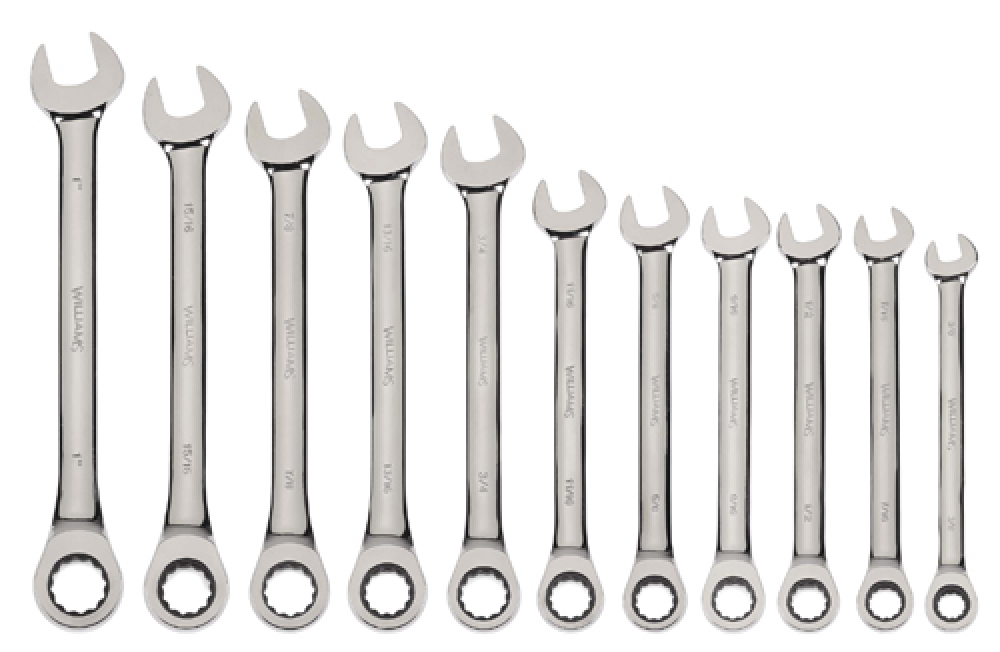 11 pc SAE Combination Ratcheting Wrench Set<span class=' ItemWarning' style='display:block;'>Item is usually in stock, but we&#39;ll be in touch if there&#39;s a problem<br /></span>