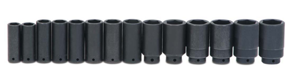 13 pc 1/2&#34; Drive -Point SAE Deep Impact Socket Set<span class=' ItemWarning' style='display:block;'>Item is usually in stock, but we&#39;ll be in touch if there&#39;s a problem<br /></span>