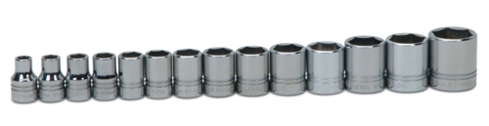 14 pc 1/2&#34; Drive 6-Point SAE Shallow Socket Set<span class=' ItemWarning' style='display:block;'>Item is usually in stock, but we&#39;ll be in touch if there&#39;s a problem<br /></span>