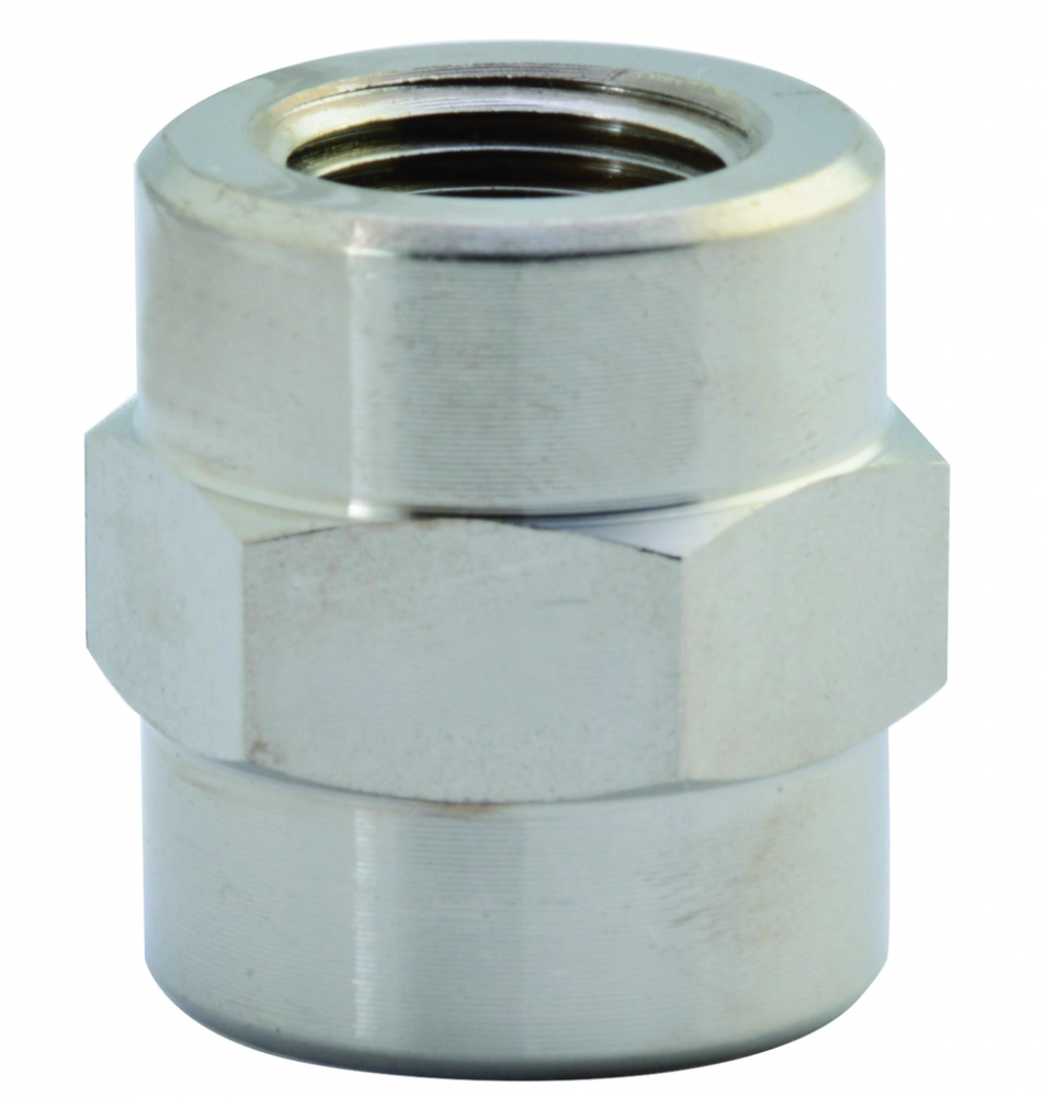 Female 1/4&#34;-18Nptf/Female 3/8&#34;-18Nptf Coupling<span class=' ItemWarning' style='display:block;'>Item is usually in stock, but we&#39;ll be in touch if there&#39;s a problem<br /></span>