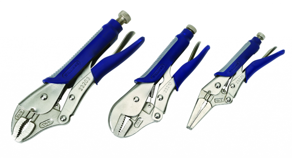 3 Pc Locking Pliers with Comfort Grip Handles<span class=' ItemWarning' style='display:block;'>Item is usually in stock, but we&#39;ll be in touch if there&#39;s a problem<br /></span>