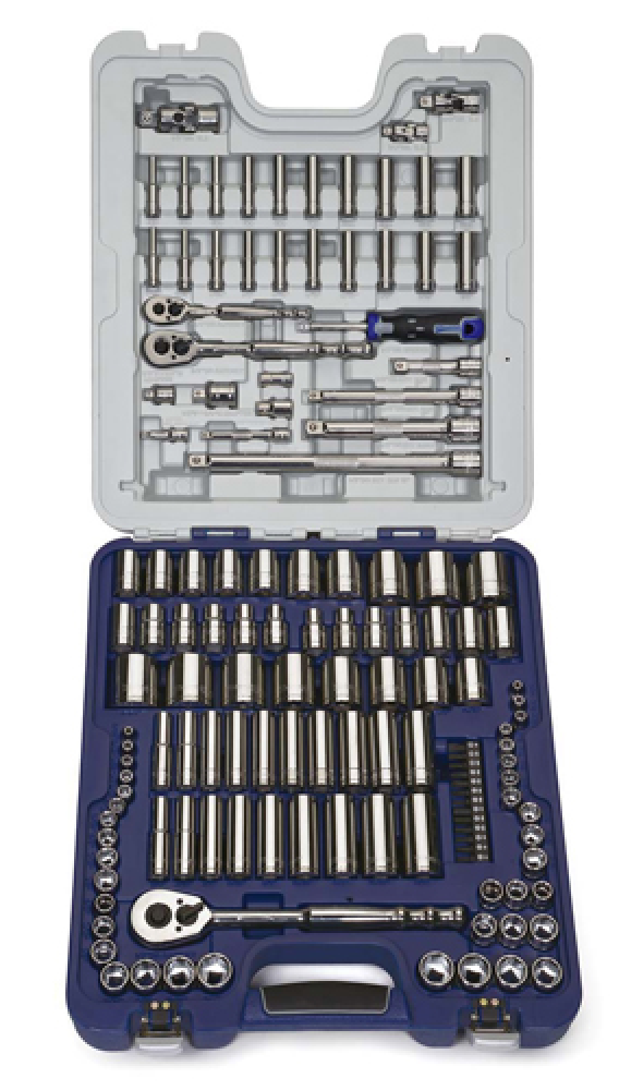 138 pc 6 Drive 6-Point SAE and Metric Socket and Drive Tool Set<span class=' ItemWarning' style='display:block;'>Item is usually in stock, but we&#39;ll be in touch if there&#39;s a problem<br /></span>