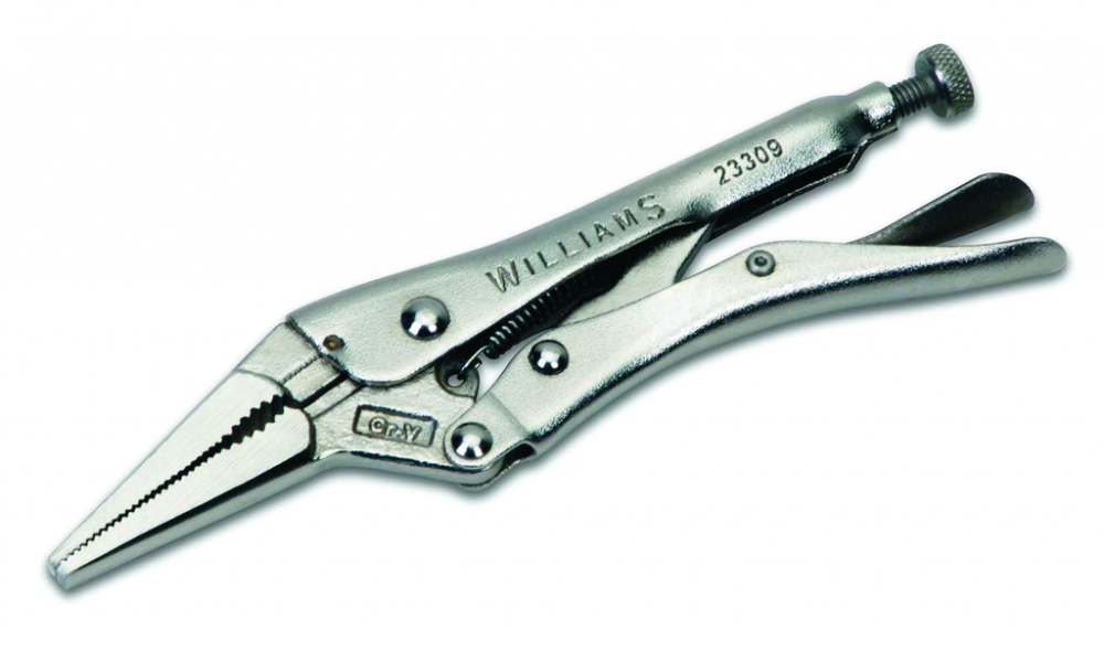 9&#34; Locking Pliers Long Nose with Wire Cutter<span class=' ItemWarning' style='display:block;'>Item is usually in stock, but we&#39;ll be in touch if there&#39;s a problem<br /></span>