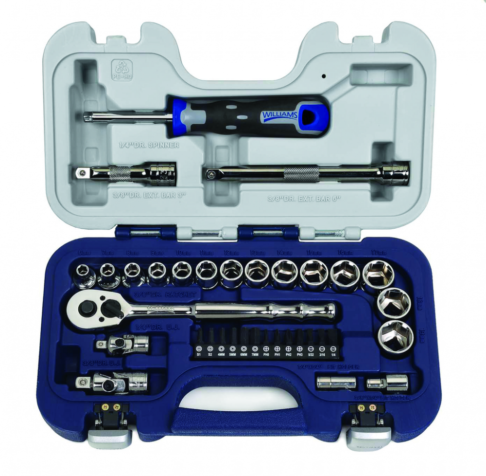 35 pc 6 Drive 6-Point Metric Basic Tool Set with 1/4&#34; Hex Screwdriver Bits packed in Rugged Case<span class=' ItemWarning' style='display:block;'>Item is usually in stock, but we&#39;ll be in touch if there&#39;s a problem<br /></span>