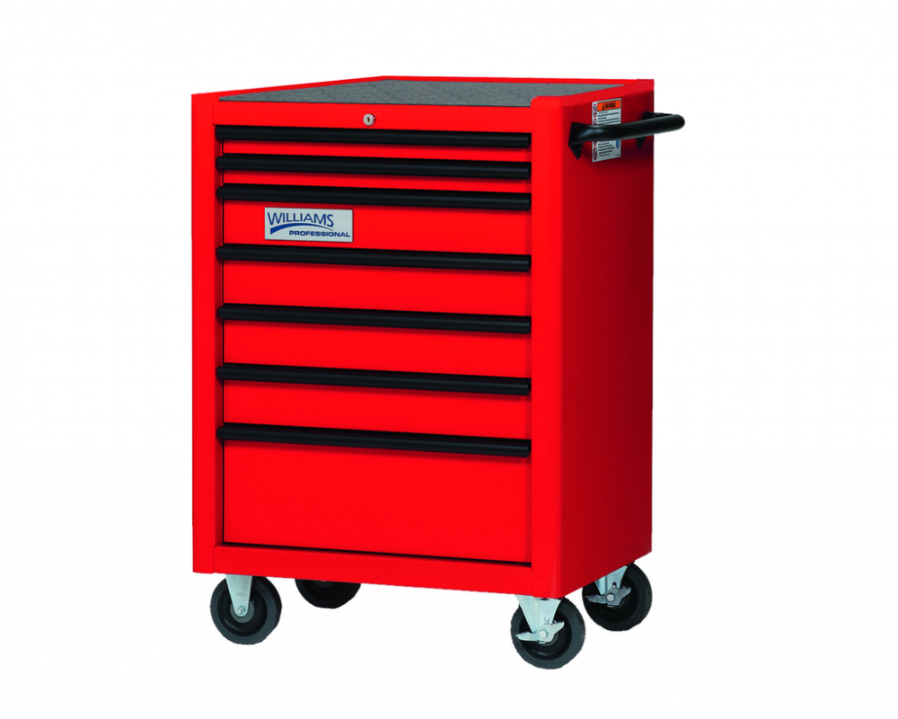 26&#34; Wide x 20&#34; Deep Seven-Drawer Professional Series Roll Cabinet Red<span class=' ItemWarning' style='display:block;'>Item is usually in stock, but we&#39;ll be in touch if there&#39;s a problem<br /></span>