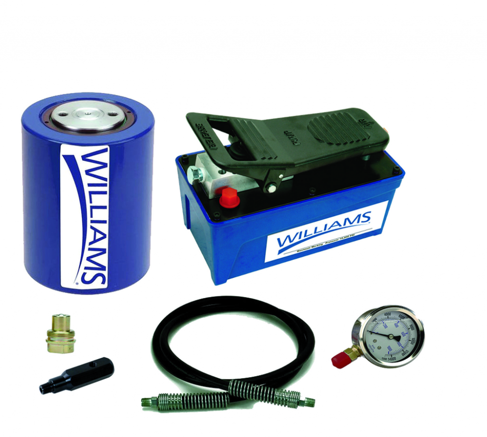 Air Pump and 30 Ton Low Profile Hydraulic Cylinder Combination Set<span class=' ItemWarning' style='display:block;'>Item is usually in stock, but we&#39;ll be in touch if there&#39;s a problem<br /></span>