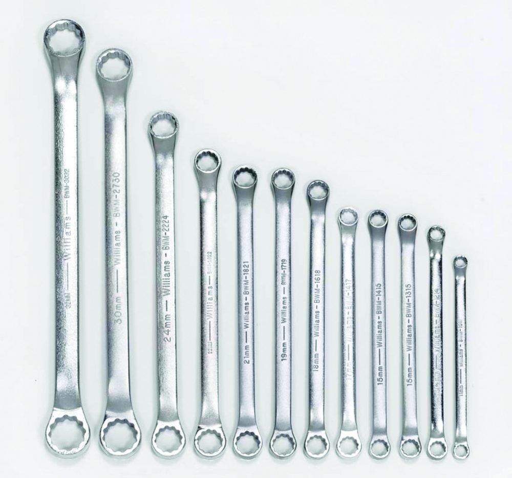 12 pc Metric Double Head 10Â° Offset Box End Wrench Set<span class=' ItemWarning' style='display:block;'>Item is usually in stock, but we&#39;ll be in touch if there&#39;s a problem<br /></span>