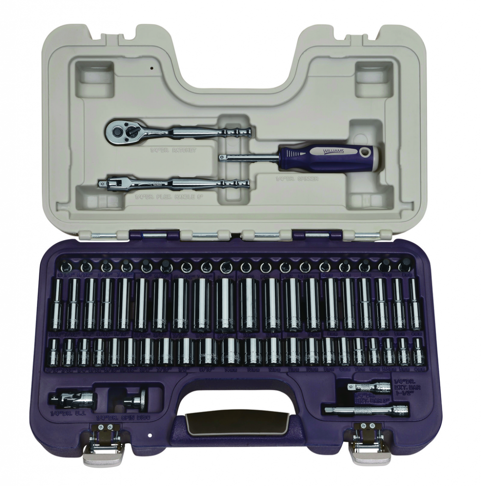 67 pc 1/4&#34; Drive Socket and Drive Tool Set<span class=' ItemWarning' style='display:block;'>Item is usually in stock, but we&#39;ll be in touch if there&#39;s a problem<br /></span>